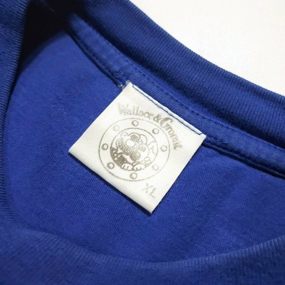Wallace & Gromit 1989 Gromit Pilot BiPlane Tee - Blue XL LARGE Rare 80s 90s USA - Picture 4 of 6